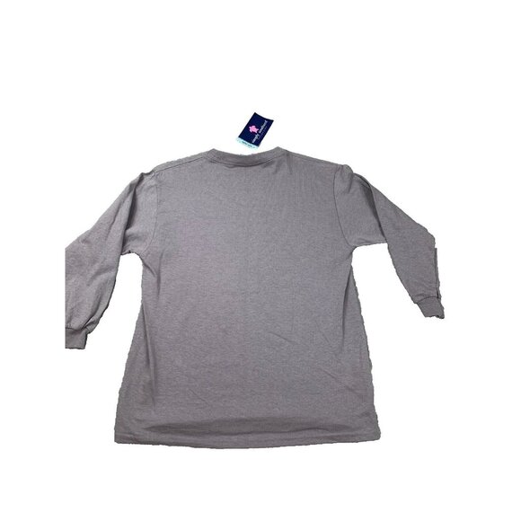 Simply Southern Shirt Girl Small Gray Long Sleeve Shirt It's Christmas Yall - Picture 2 of 12